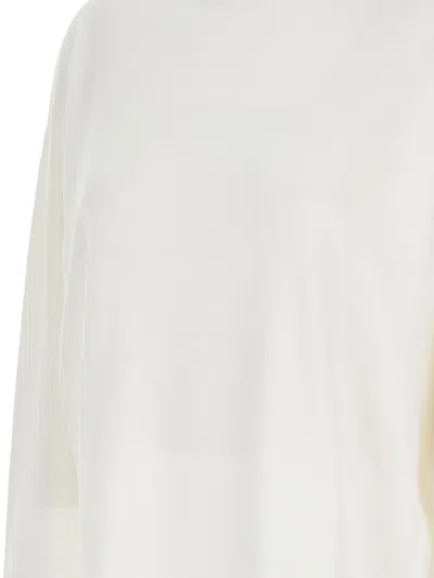 Extreme Cashmere Turtleneck Cotton-cashmere Sweater In White