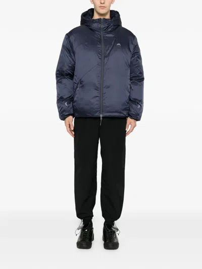 A-cold-wall* Hooded Padded Jacket In Blue