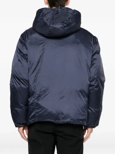A-cold-wall* Hooded Padded Jacket In Blue