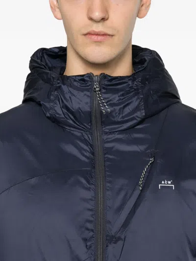 A-cold-wall* Hooded Padded Jacket In Blue
