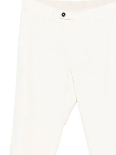 Michael Coal Button-up Trousers In White