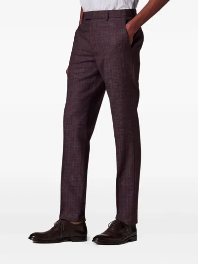Paul Smith The Brierley Checked Wool Suit In Brown
