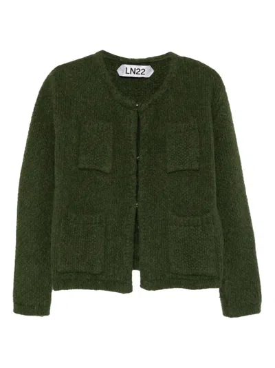 Lna Pocket Cardigan In Green