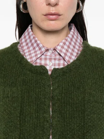 Lna Pocket Cardigan In Green