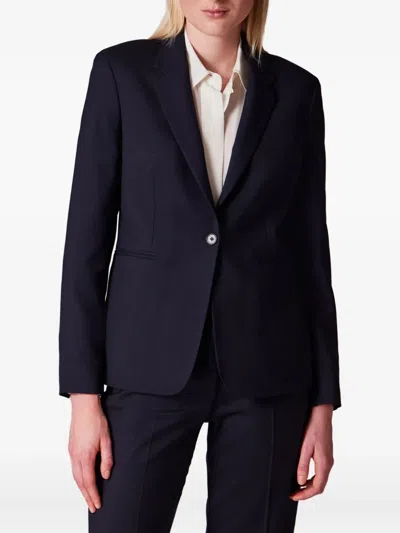Paul Smith Button Blazer In Black
