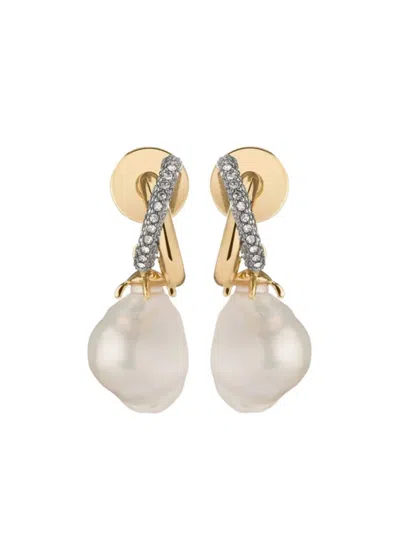 Demarson New York Melu Earrings In Gold