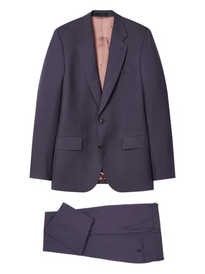 Paul Smith Wool Single-breasted Suit In Blue