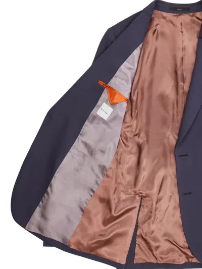 Paul Smith Wool Single-breasted Suit In Blue