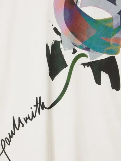 Ps By Paul Smith Floral-print T-shirt In Neutral
