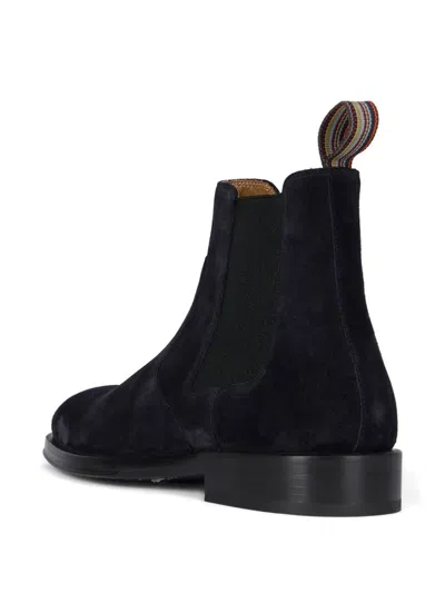 Paul Smith Lawson Suede Chelsea Boots In Black