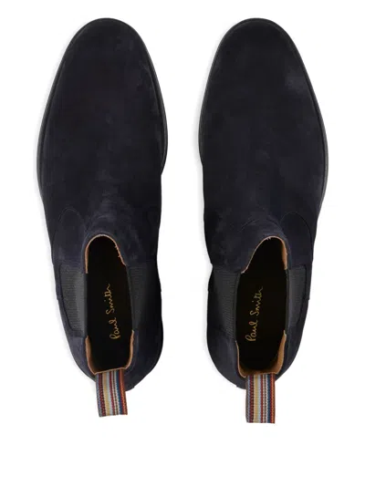 Paul Smith Lawson Suede Chelsea Boots In Black