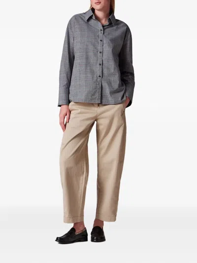 Ps By Paul Smith Checked Shirt In Gray