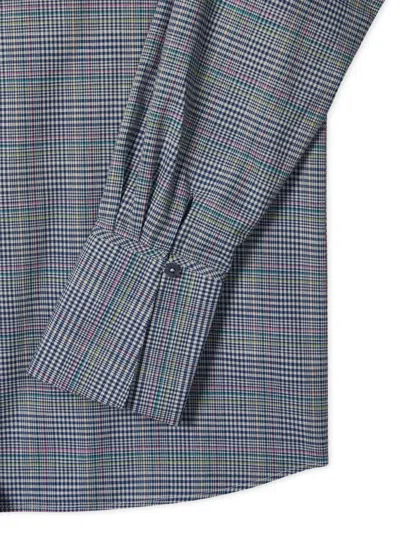 Ps By Paul Smith Checked Shirt In Gray