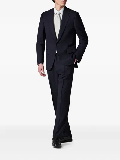 Paul Smith Wool Single-breasted Suit In Blue