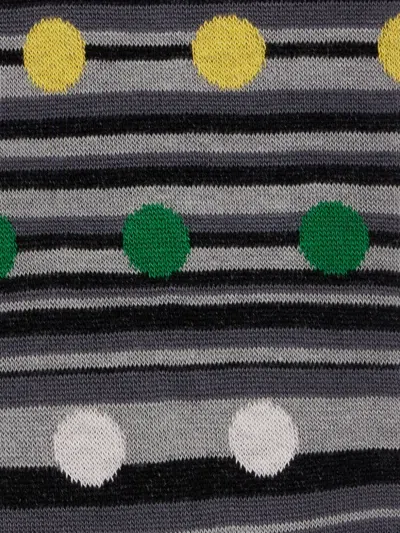 Paul Smith Stripe-dot Socks In Black