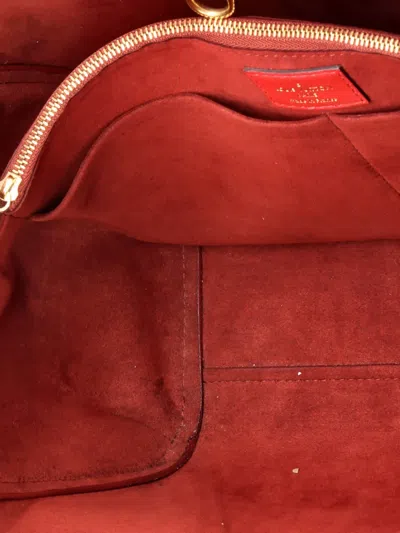 Pre-owned Louis Vuitton Kimono Handbag Monogram Canvas And Leather Mm Tote Bag In Brown