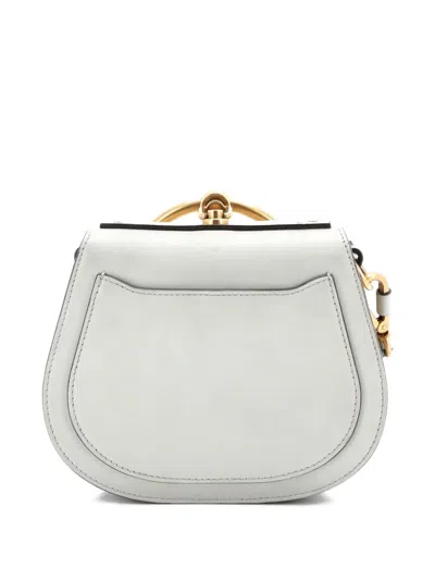 Pre-owned Chloé Nile Leather Small Crossbody Bag In Gray