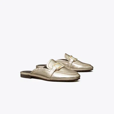 Tory Burch Georgia Backless Loafer In Silver