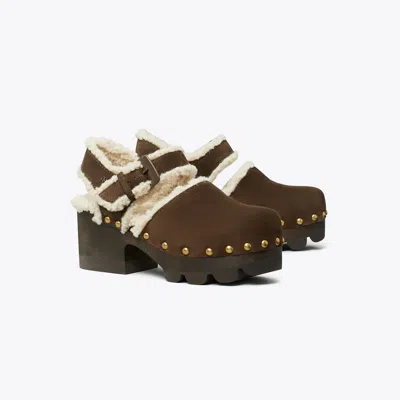 Tory Burch Lug Sole Clog In Animal Print