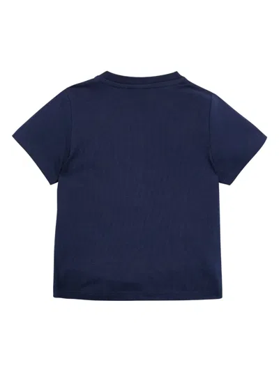 Bosswear Logo-print Cotton T-shirt In Blue