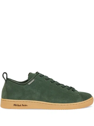 Ps By Paul Smith Miyata Low-top Sneakers In Green