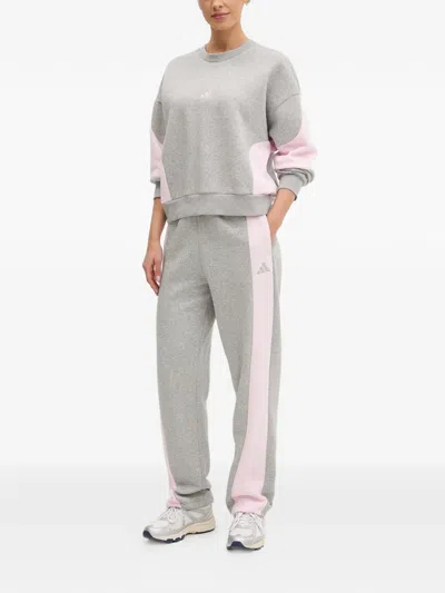 Adidas Originals Laziday Logo-detail Tracksuit In Gray