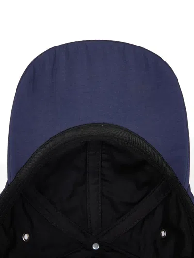 Paul Smith Topstitching-detail Baseball Cap In Blue
