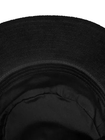 Paul Smith Black Cotton-blend Towelling Bucket Hat In Black