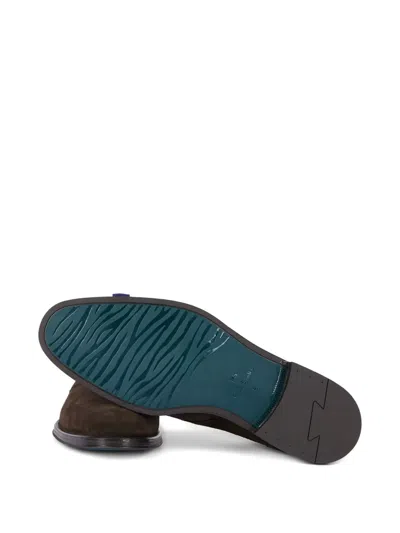 Ps By Paul Smith Lace-up Suede Desert Boots In Brown