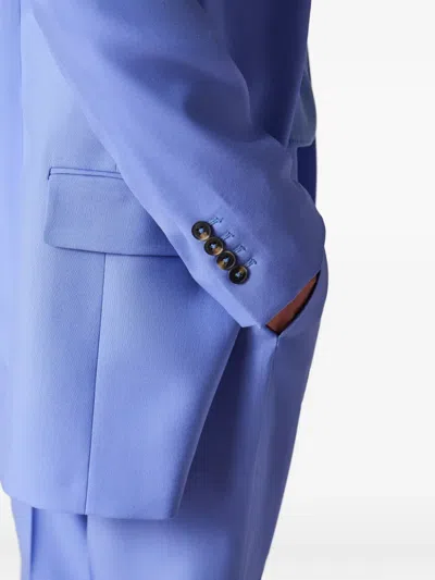 Ps By Paul Smith Button Jacket In Blue