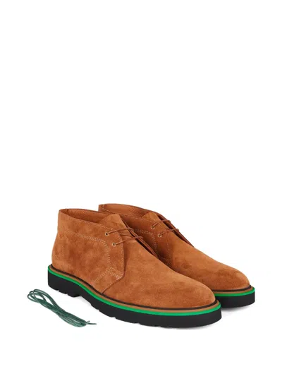 Paul Smith Karr Suede Desert Boots In Brown