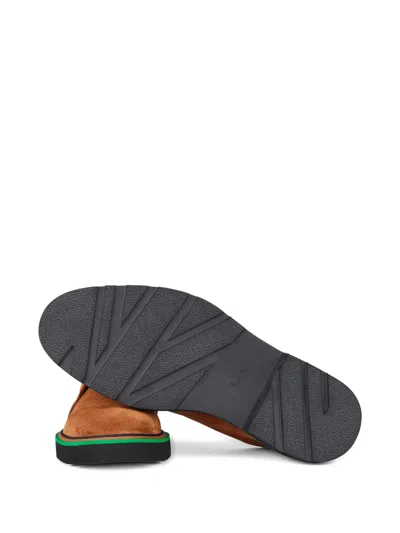 Paul Smith Karr Suede Desert Boots In Brown