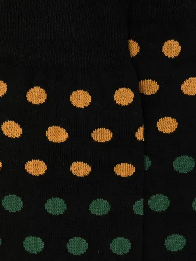 Paul Smith Polka-dot Socks In Black