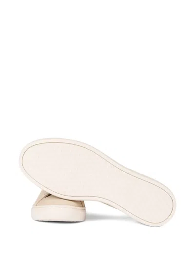 Ps By Paul Smith Rex Embroidered Suede Sneakers In Neutral