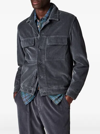 Ps By Paul Smith Corduroy Pocket Jacket In Gray