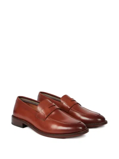 Paul Smith Benito Loafers In Brown