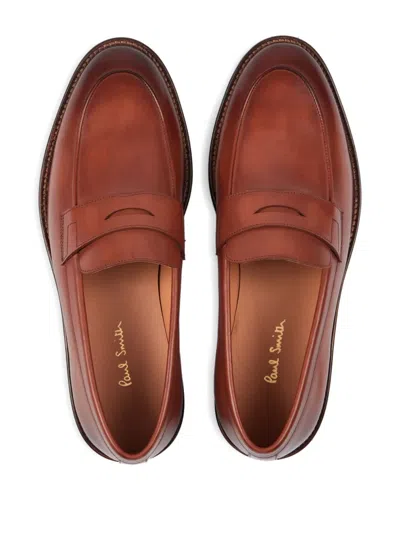 Paul Smith Benito Loafers In Brown