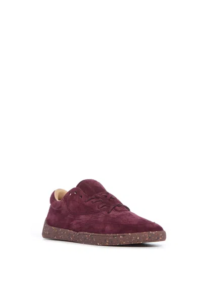 Gabriela Hearst Ohio Slip-on Sneaker In Bordeaux Nubuck In Burgundy