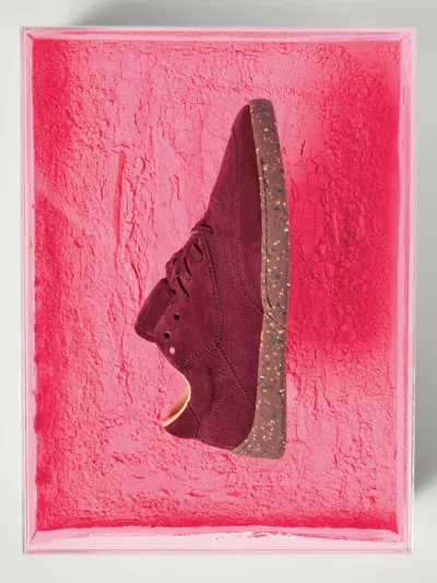 Gabriela Hearst Ohio Slip-on Sneaker In Bordeaux Nubuck In Burgundy