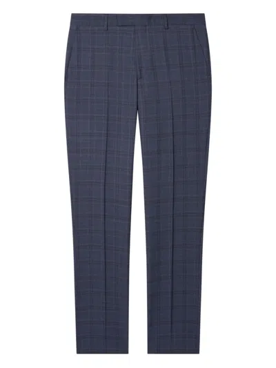 Paul Smith The Brierley Check Wool Suit In Blue