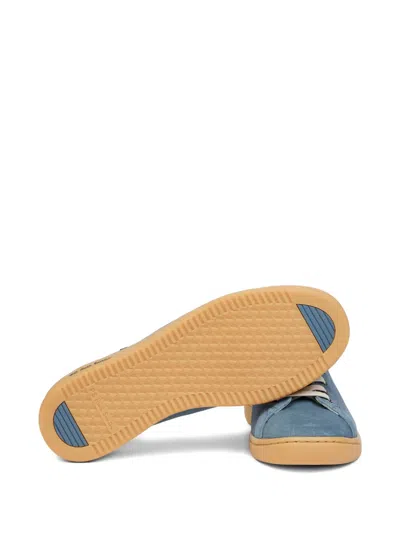 Ps By Paul Smith Miyata Suede Leather Sneakers In Blue