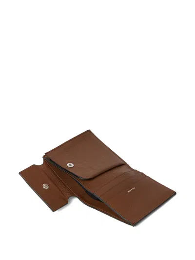Paul Smith Signature Stripe Bi-fold Wallet In Brown