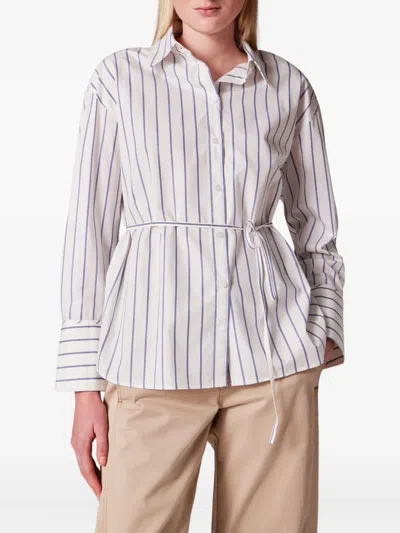 Ps By Paul Smith Striped Shirt In White