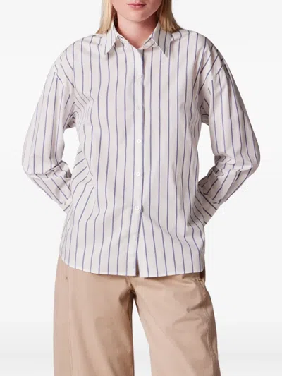 Ps By Paul Smith Striped Shirt In White