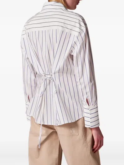 Ps By Paul Smith Striped Shirt In White