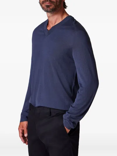 Paul Smith V-neck Sweater In Blue