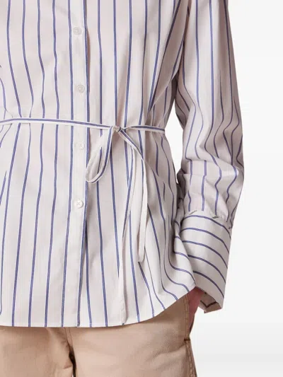 Ps By Paul Smith Striped Shirt In White