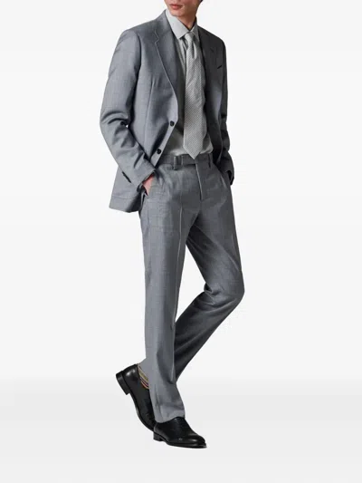 Paul Smith Checked Trousers In Gray