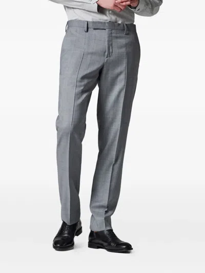 Paul Smith Checked Trousers In Gray