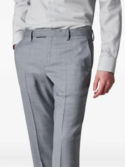 Paul Smith Checked Trousers In Gray